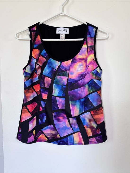Joseph Ribkoff Tops - Joseph Ribkoff Abstract Mosaic Tank Top Size 10